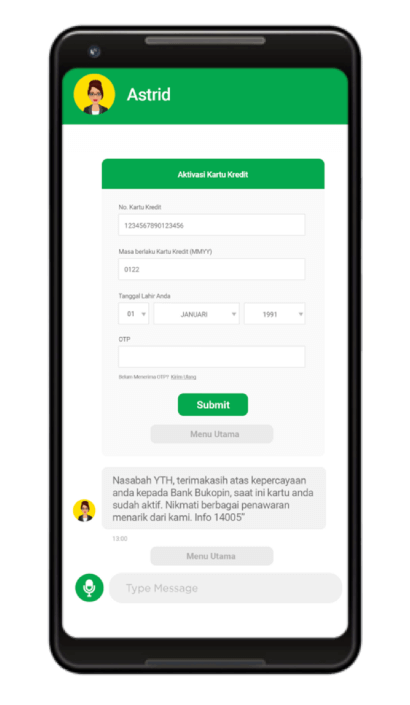 Botika Business Solution: Chatbot Banking