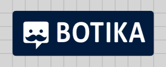 Logo Botika dengan Latar Biru